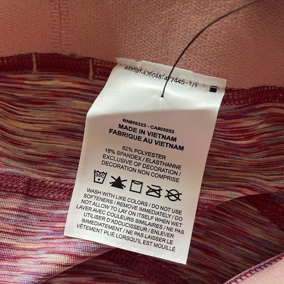 Brand New Nike Pro Dri-Fit Tight Fit Crop Length Training Pink Multi Leggings - Picture 11 of 13